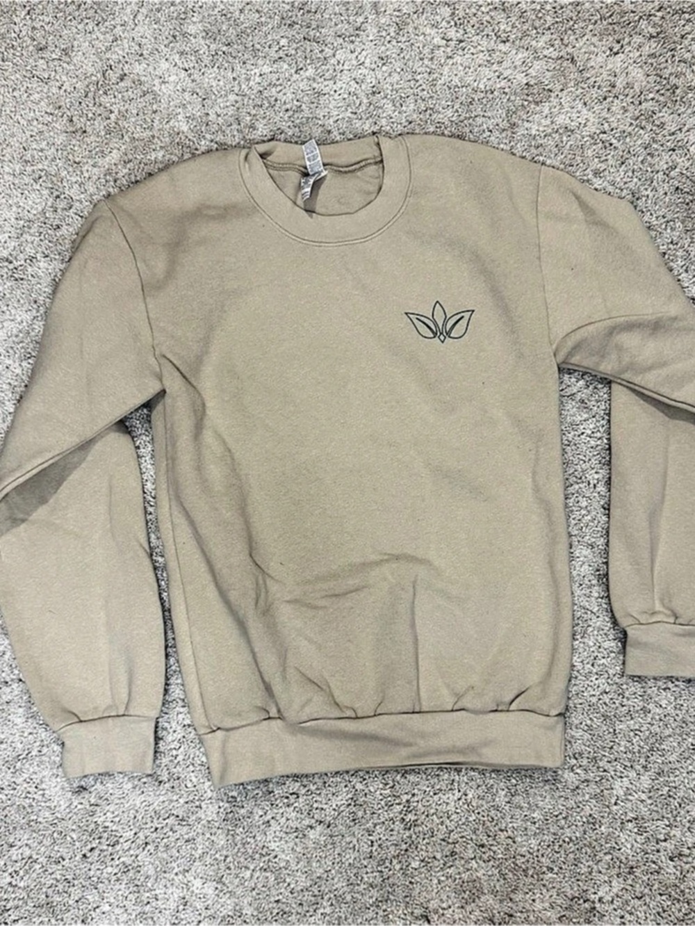 Saint James Crewneck Sweatshirt in Beige Size XS Like New
